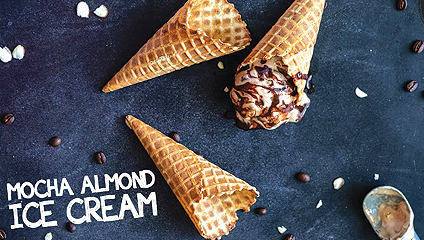 Mocha Almond Ice Cream