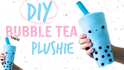 DIY Cute Kawaii Bubble Tea Plushie