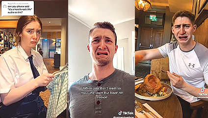 Crying Filter TikTok Compilation