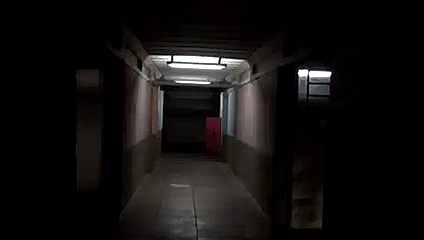 Creepy Footage Of A Door Repeatedly Slamming In A Morgue