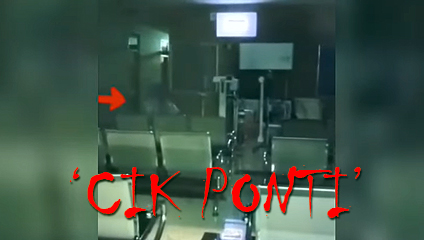 Terrifying Moment Night Security Guard Films 'Cik Ponti'